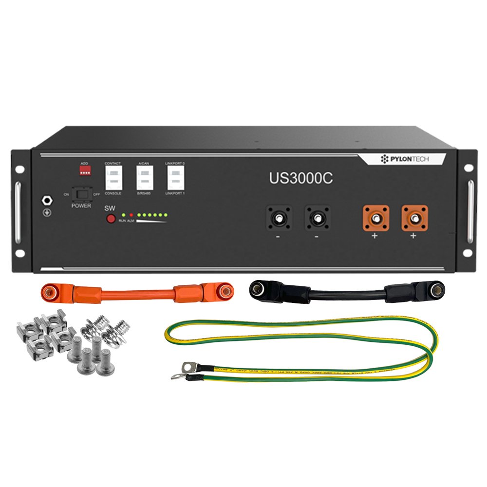 Pylontech US3000C 3.5kWh Lithium Battery 48V
