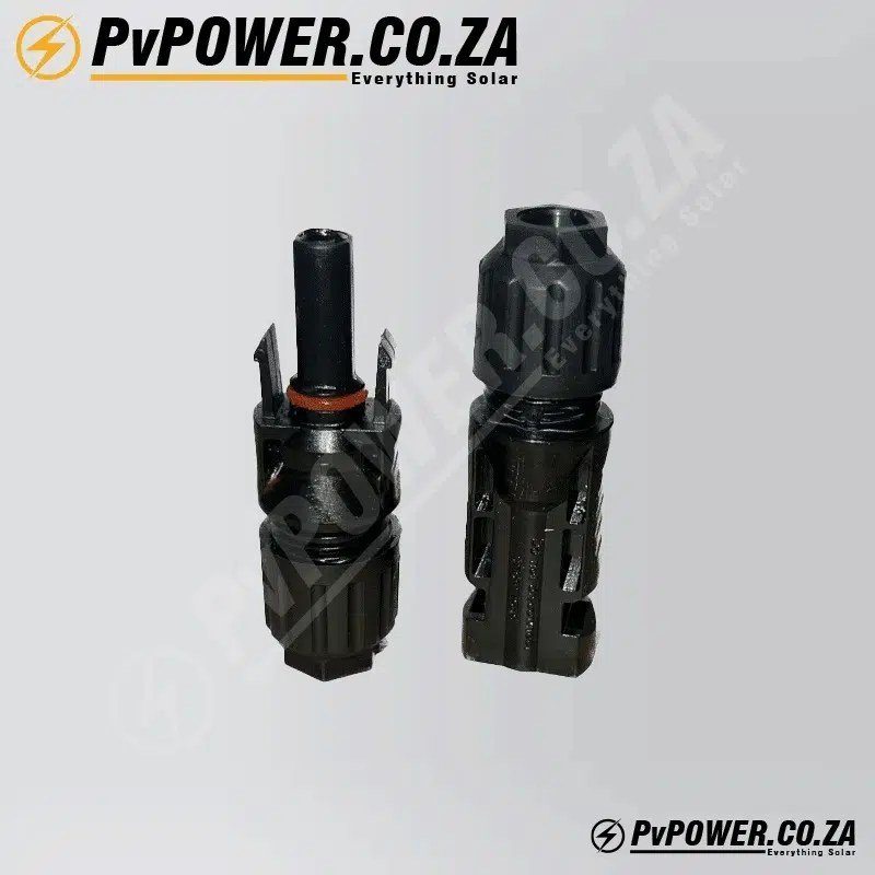 MC4 Solar Connector Pair - Male & Female 4-6mm